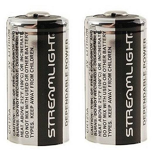 STREAM LITHIUM 3 VOLT 2PK BATTERIES CR123A - Hunting Accessories